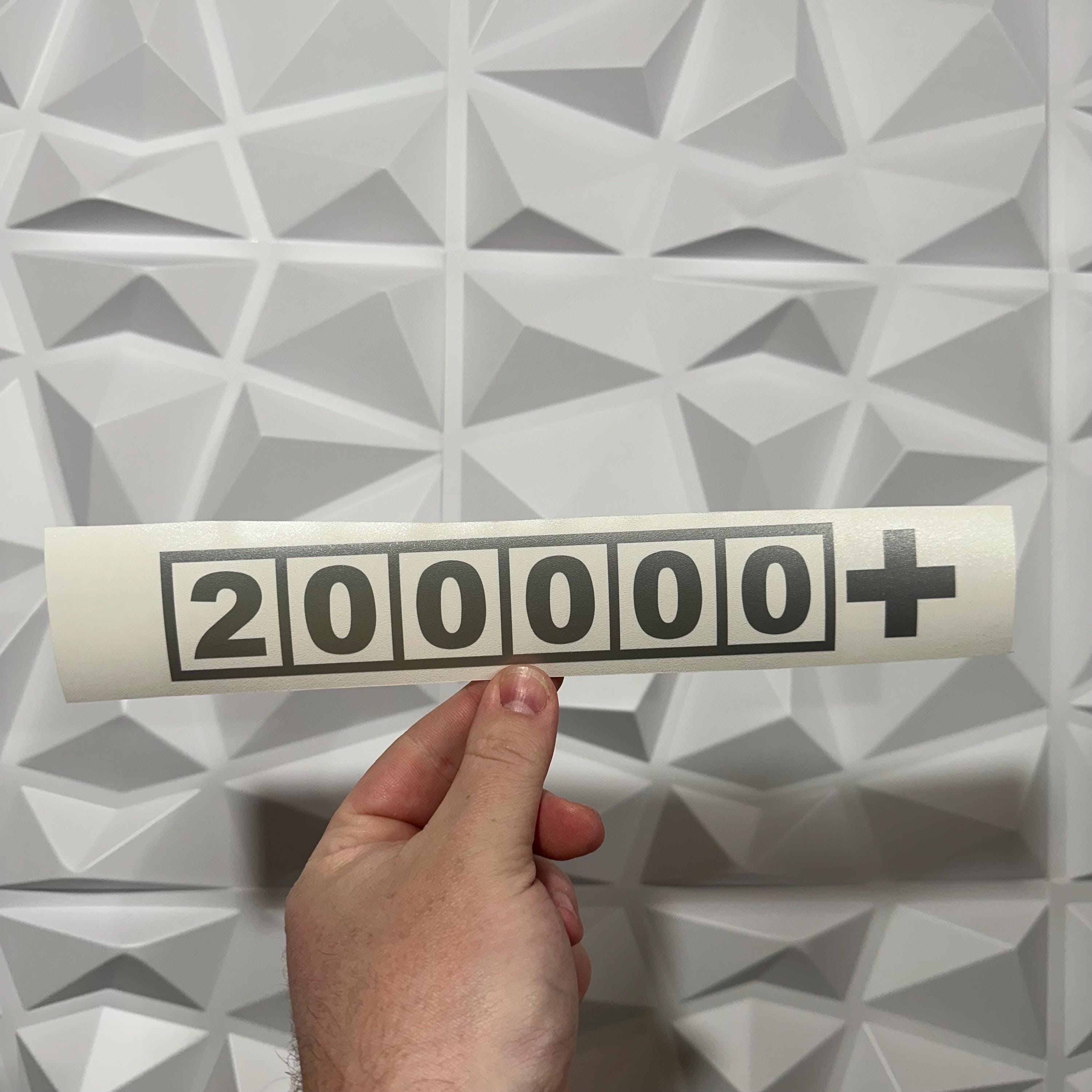 200,000+ Mile Sticker - Vinyl Decal Sticker - Car Sticker JDM - 22 ...