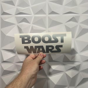 BOOST WARS - Vinyl Decal Sticker - Car Sticker JDM