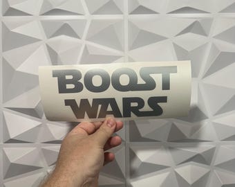 BOOST WARS - Vinyl Decal Sticker - Car Sticker JDM