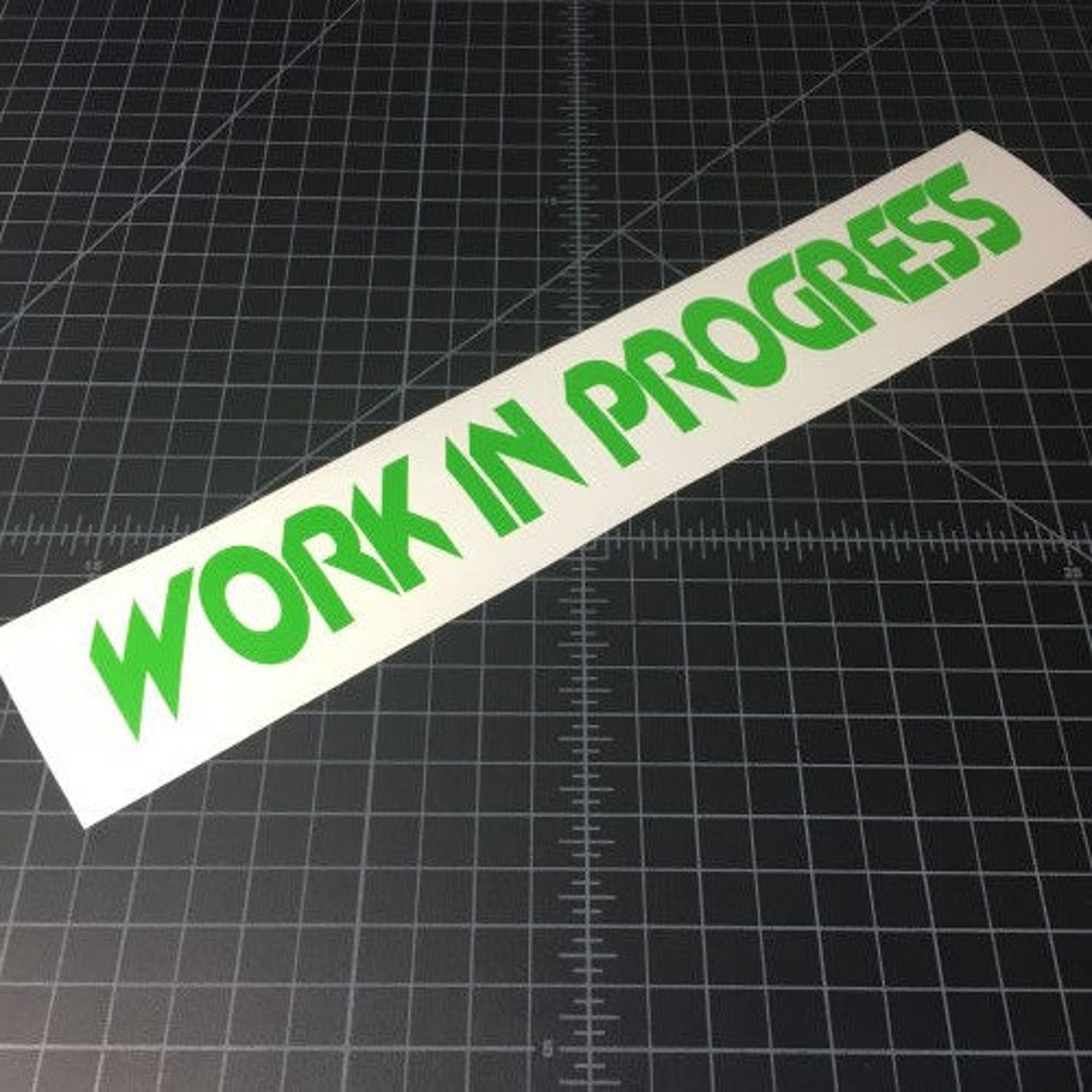WORK IN PROGRESS Sticker Vinyl Decal Sticker Car Sticker | Etsy
