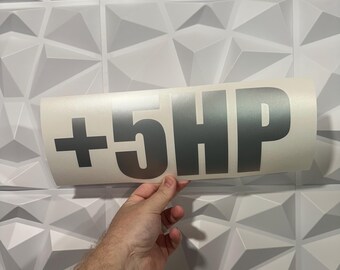 5HP Large Sticker - Vinyl Decal Sticker - Car Sticker Funny