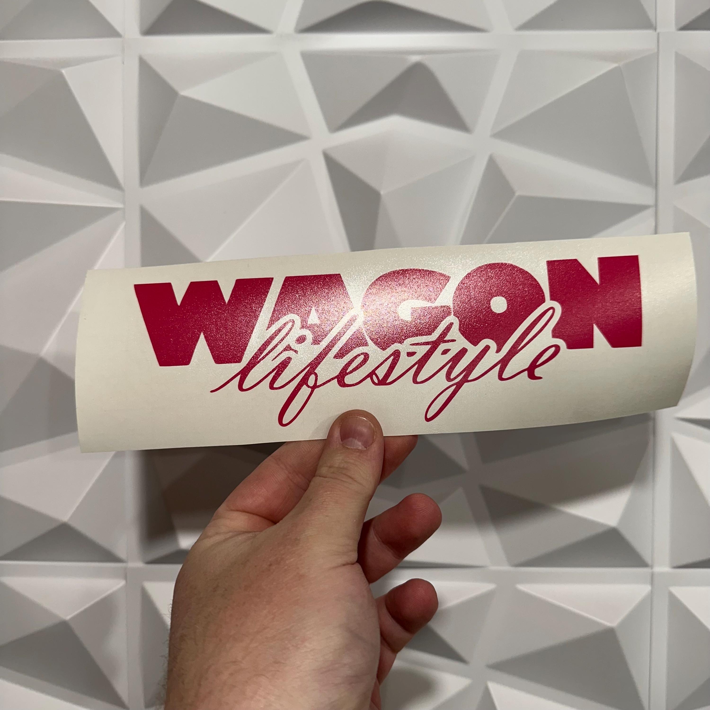 Wagon Lifestyle Sticker - Vinyl Decal Sticker - Wagon Club - Lifestyle ...