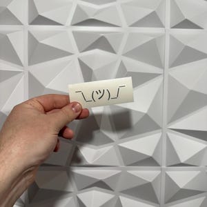 Shrug Guy Sticker - Vinyl Decal Sticker - Car Sticker Funny