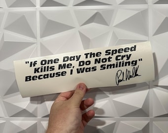 PW Quote – Sticker - Vinyl Decal Sticker