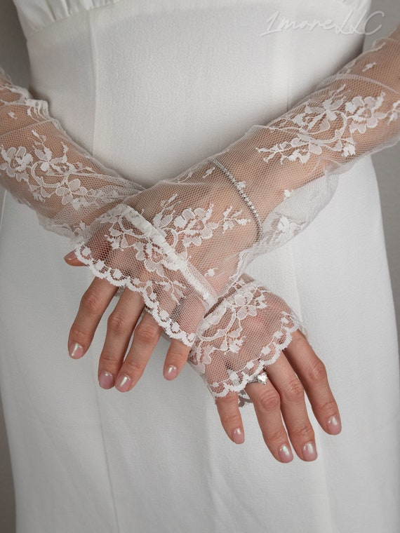 Flared Lace Bridal Sleeves – Handmade with Love