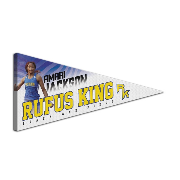 Track & Field Sports Banner, Student Athlete Yard Sign, Senior Night Day Poster, Personalized Team and Individual Print