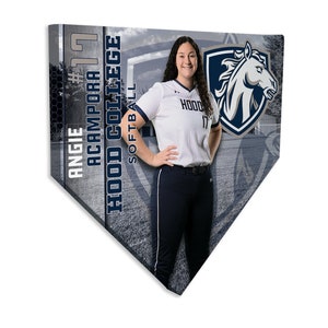 Softball Home Plate Plaque, Softball Award, Team Gift, Baseball Gift, Coach Gift, Softball Gift, Team Award, Team Trophy, Sports Award