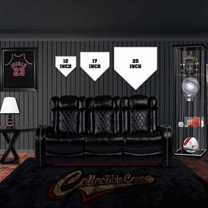 Lienzo personalizado de béisbol o sóftbol, placa de home, regalo de equipo, premio para personas mayores imagen 3