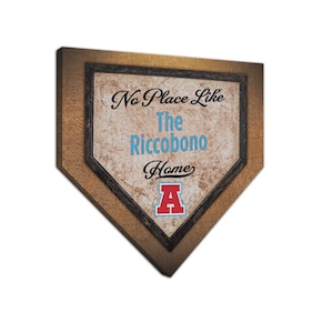 Custom Baseball Plaque, Personalized Home Plate Sign, Gift for Player, End of Season Party Gift, Player Gift Idea