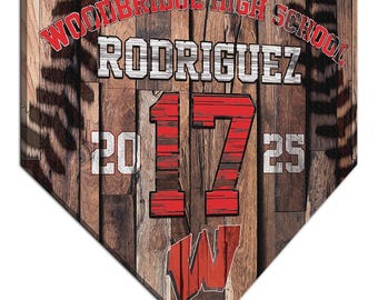 Lienzo personalizado de béisbol o sóftbol, regalo para jugadores, entrenadores y personas mayores.