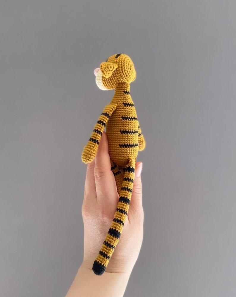 Crochet pattern US terms Tigger zdjęcie 5