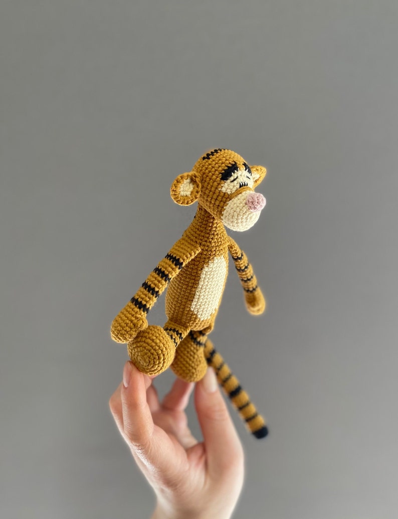 Crochet pattern US terms Tigger zdjęcie 4