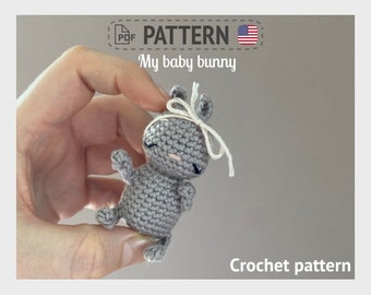 Patron au crochet (termes américains) - My Baby Bunny