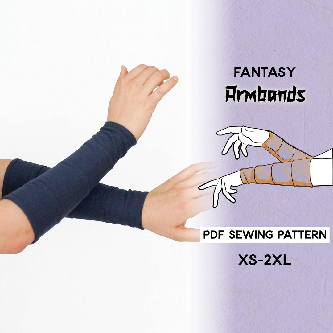 Fantasy Armbands Sewing Pattern/downloadable PDF File and Tutorial Book ...