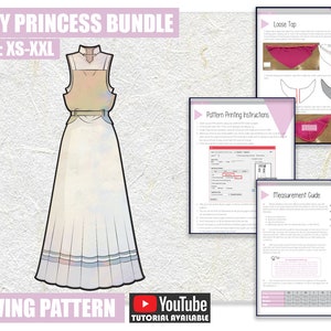 BUNDLE Fairy Princess Cosplay Sewing Pattern/Downloadable PDF file