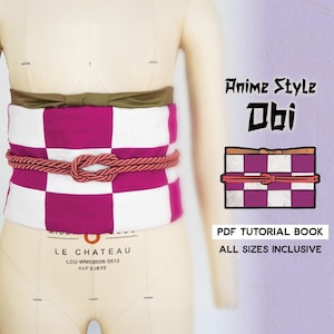 Anime Style Obi PDF Tutorial Book