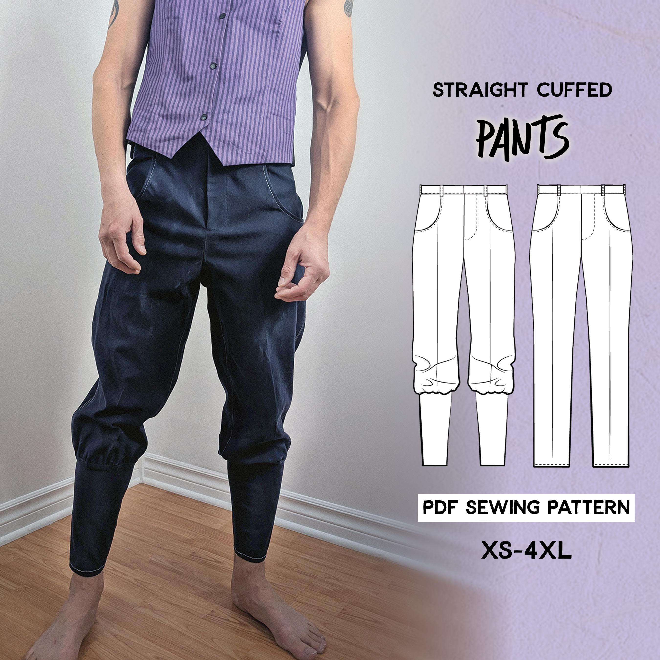 Straight Cuffed Pants Sewing Pattern | Expedition 33 Inspired