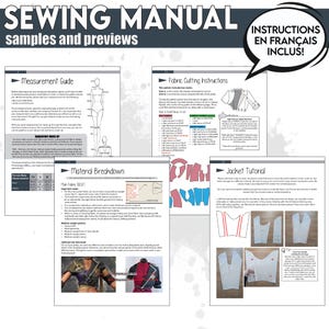 Asymmetrical Cropped Jacket Sewing Pattern | Sciel Cosplay (PDF Pattern, XS-4XL) image 7