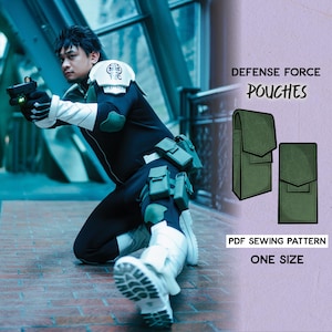 Patron de couture pour pochette Defence Force/fichier PDF téléchargeable
