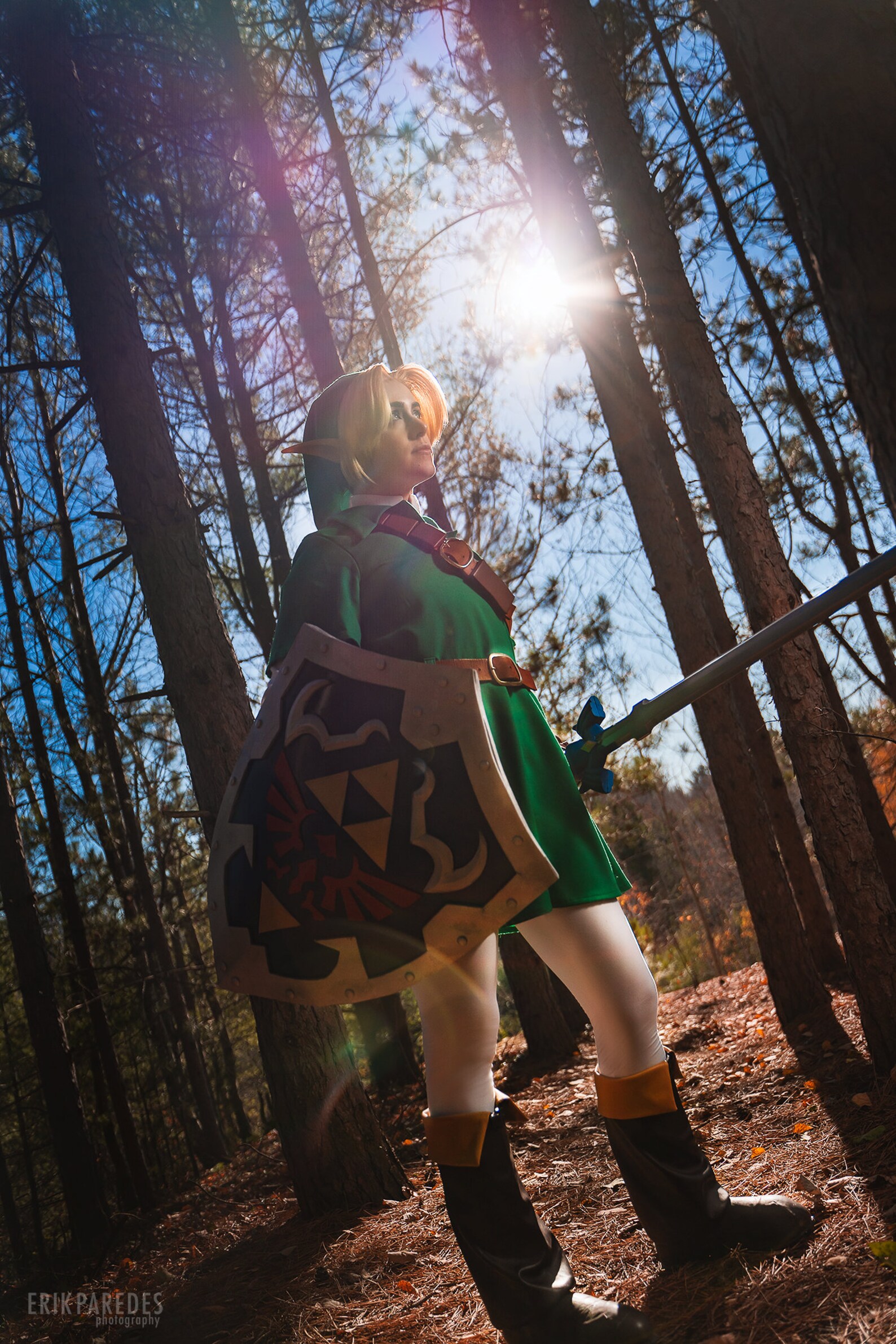Ocarina of Time Link Cosplay Costume WITH ACCESSORIES Etsy