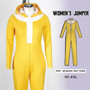 Women&#39;s Jumper & Hoods Sewing Pattern/Downloadable PDF and Tutorial Book