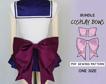 Bundle de noeuds pour cosplay de base, patron de couture/fichier PDF téléchargeable et livre de tutoriel