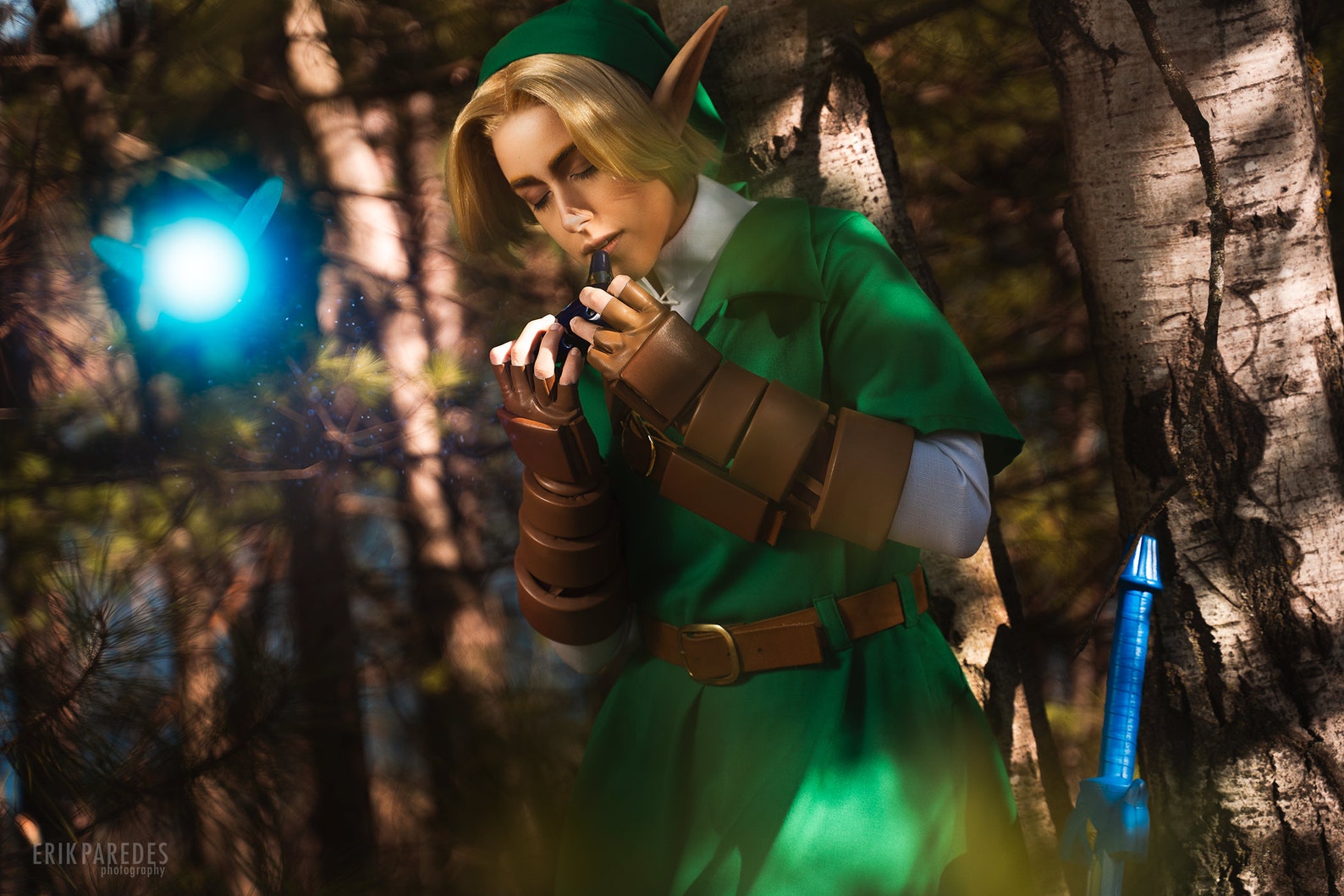 Ocarina of Time Link Cosplay Costume WITH ACCESSORIES Etsy