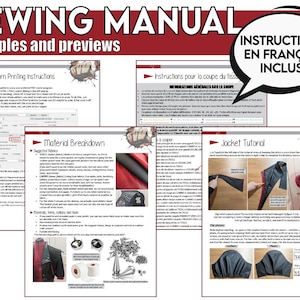 Vi Jacket Sewing Pattern / Downloadable PDF File and Tutorial Book - Etsy