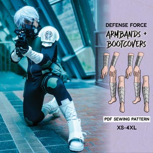 Defense Force Armbands & Bootcovers Sewing Pattern/Downloadable PDF File