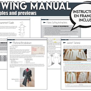 Verso Jacket Sewing Pattern | Fully Lined Coat Pattern + Tutorial Book image 5