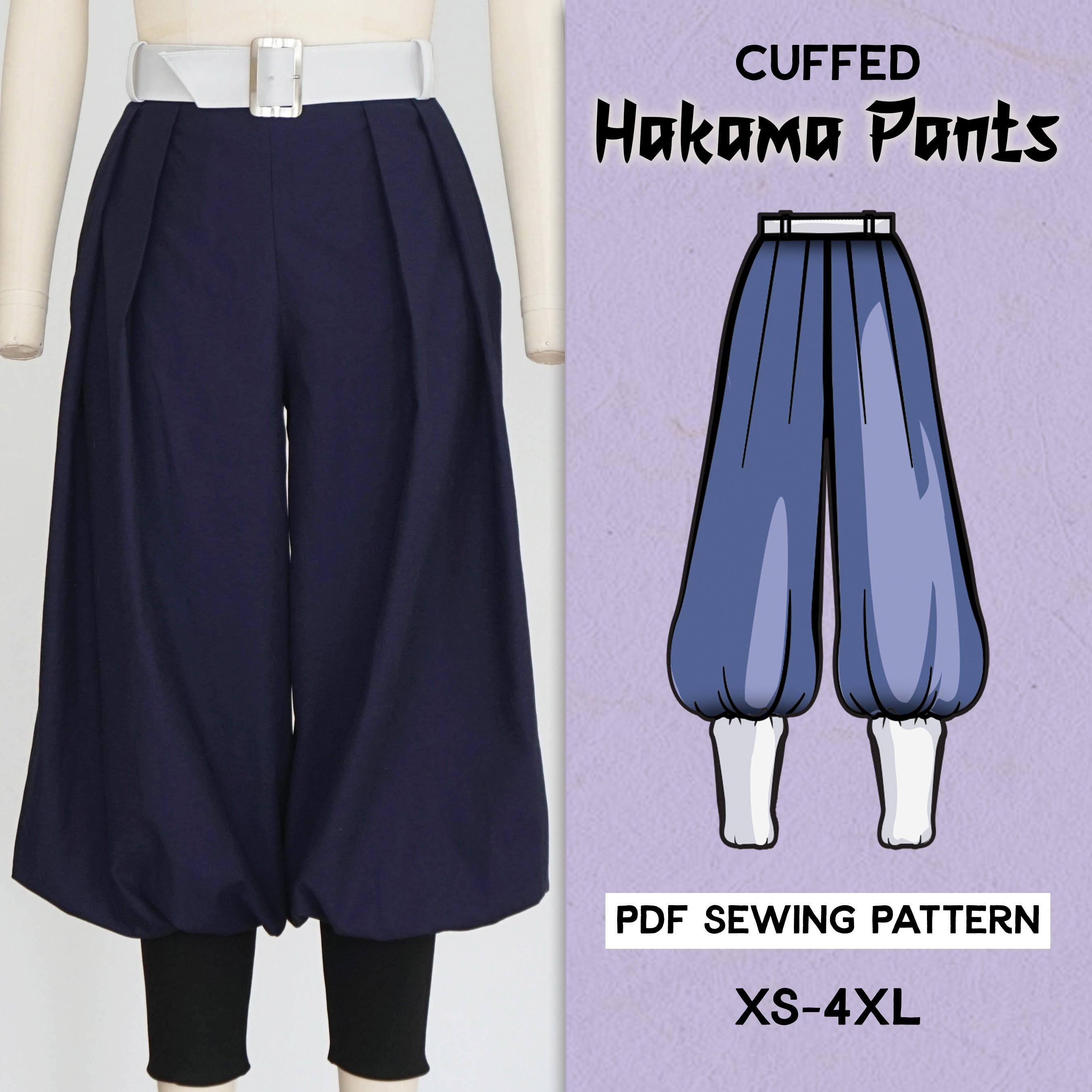 パンツ NOT CONVENTIONAL tuck pleats hakama pant Unisex Chomthong Hand Woven Cotton Hakama Pants (PFS-026) - Etsy