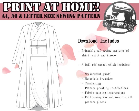 BUNDLE JUNIOR Oni Girl Cosplay Sewing Pattern/downloadable PDF File 