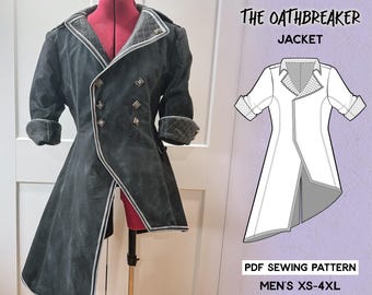 Verso Jacket Sewing Pattern | Fully Lined Coat Pattern + Tutorial Book