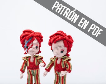 David Bowie amigurumi pattern