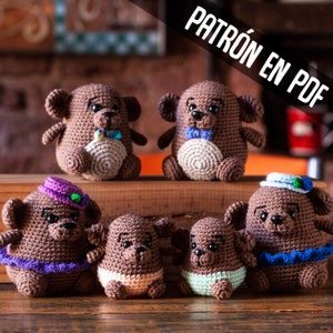 amigurumi pattern candy bears