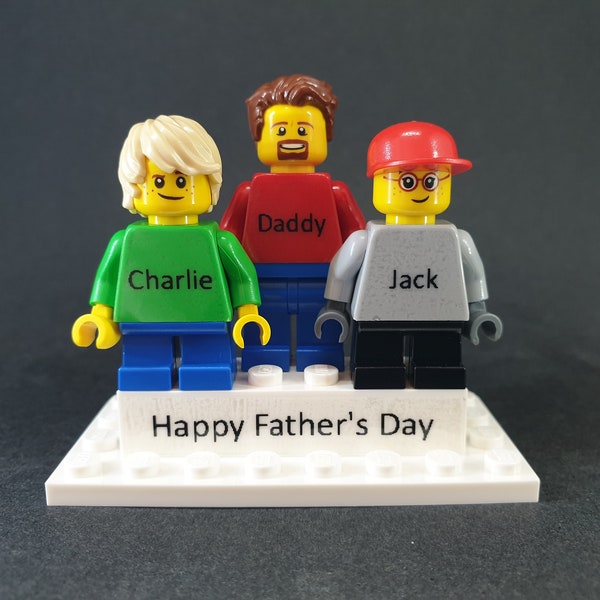 Personalised Lego® Minifigure Father's Day Gift, Mother's Day Gift, Minifigure Family, Family Gift