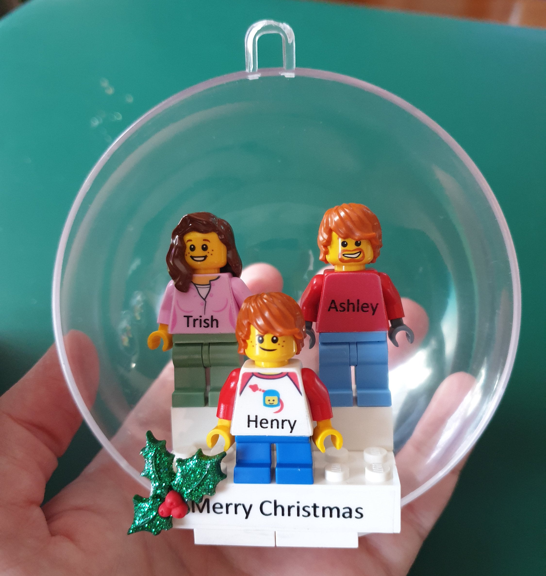 Personalised Lego® Minifigure Christmas Bauble Christmas Etsy Australia