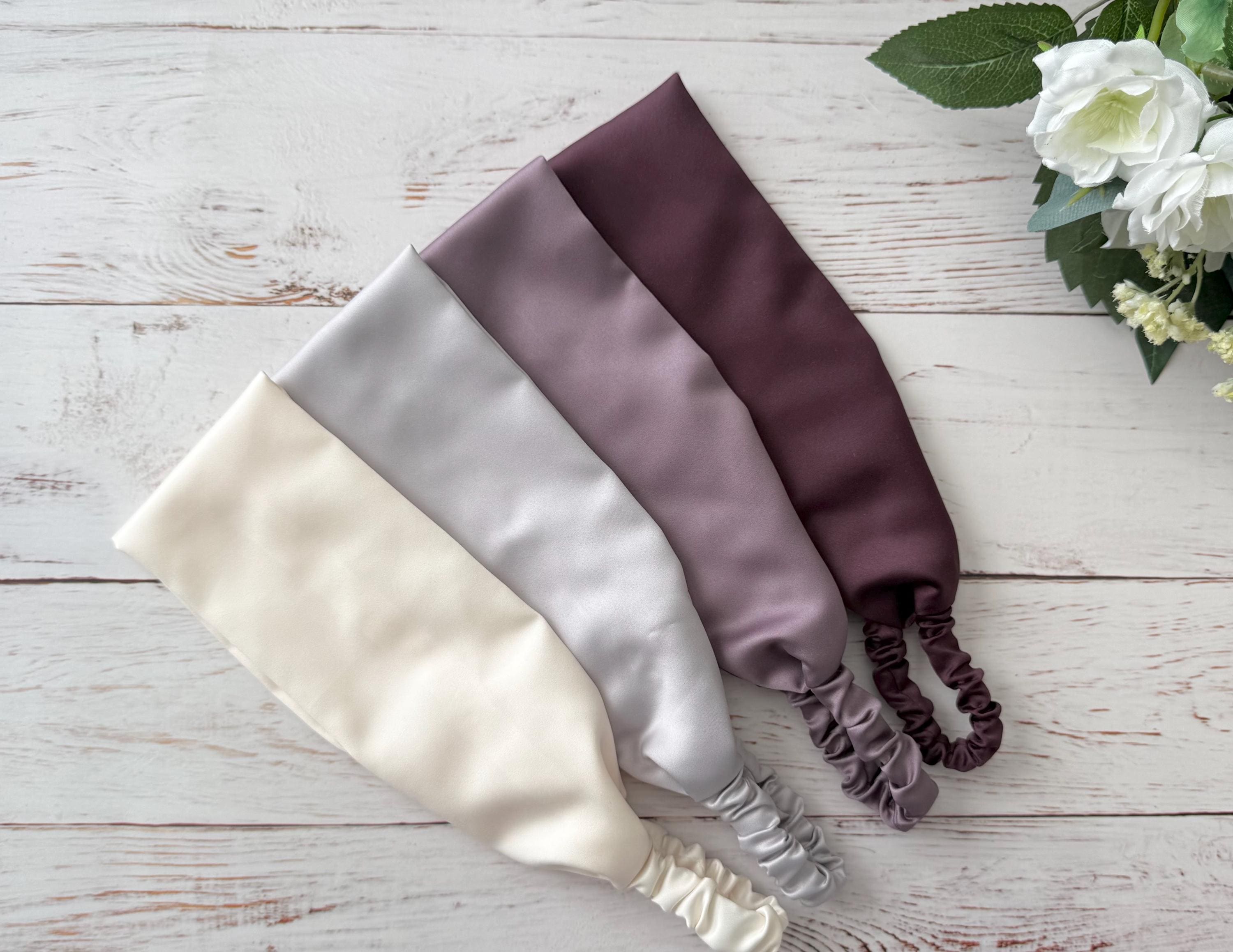 Wide Satin Headbands for Women - Non-Slip, 20+ Styles, Boho, Gift Satin Headband Wide - Etsy main image 2
