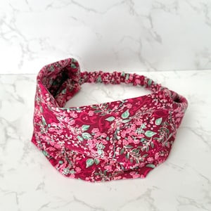 No Slip wide Headband for women. Soft Comfortable Headband. Wide Soft Headband with Elastic Back. No roll elastic. Soft Stretch Headband.