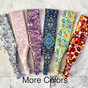 Narrow headband for Women. Comfort Thin Headband. 2&quot; or 3&quot; Headband. Cotton headband with Elastic back. No roll elastic back Headband.
