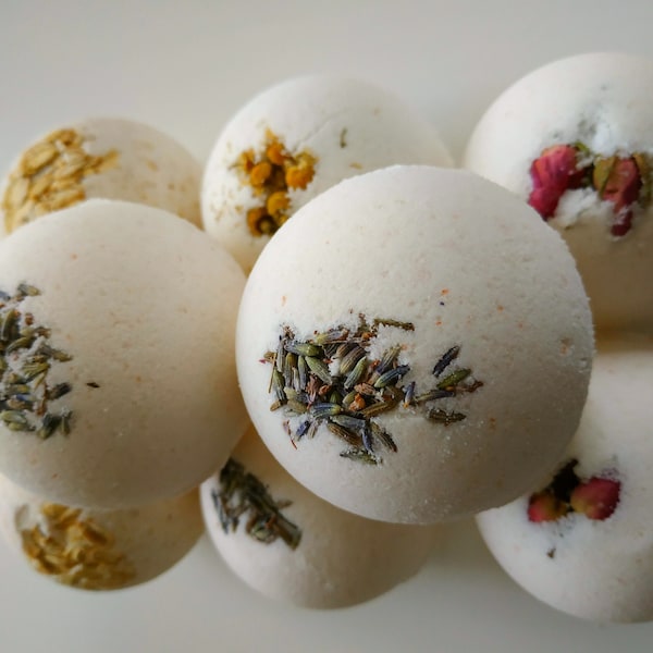 8 Pack Bath Bombs Gift Set 4.5 oz. Assorted Scent or You Choose Coconut oil For Dry Skin All Natural Bath Bomb Wholesale bath bomb