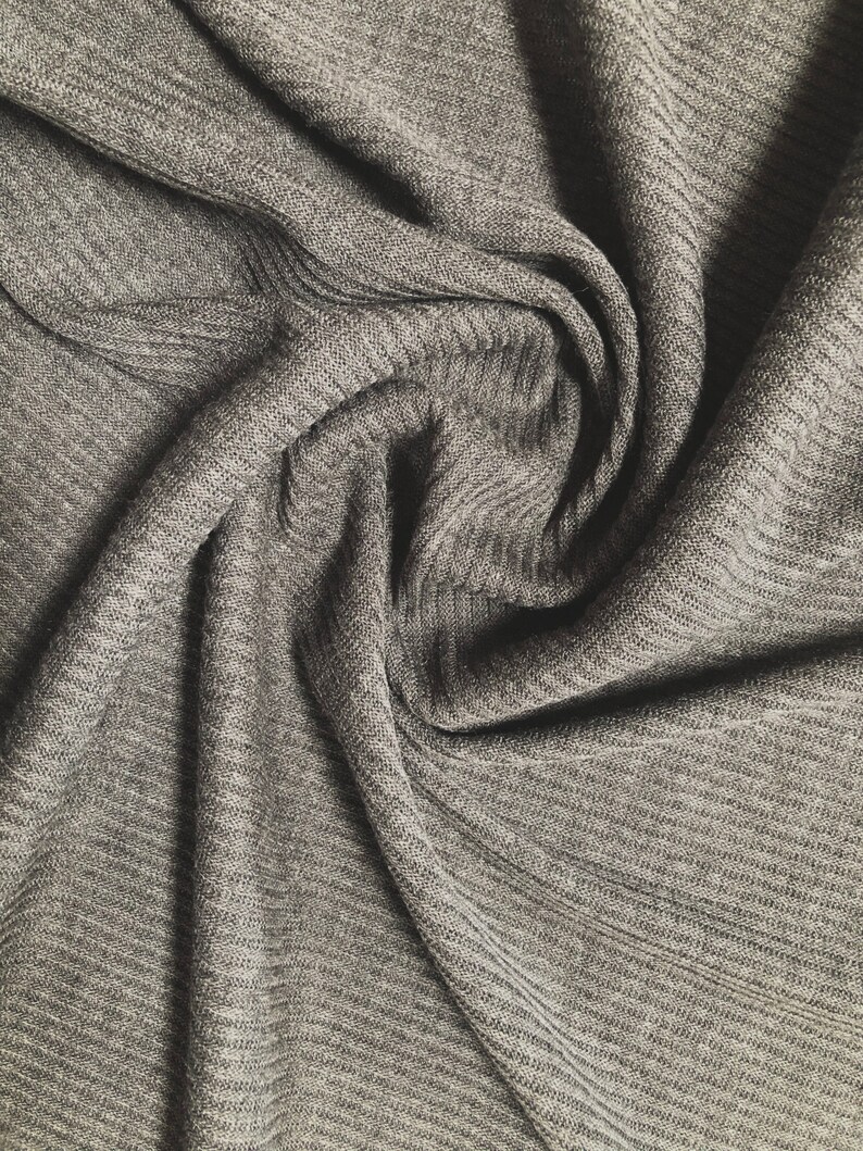 Rib Knit FabricDark Brown 2x1 ribbing 60 inches by the 2 | Etsy