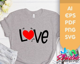 Love svg, Valentine day svg, couple love svg, cutfile, cricut, silhouette, ai, eps, pdf, png