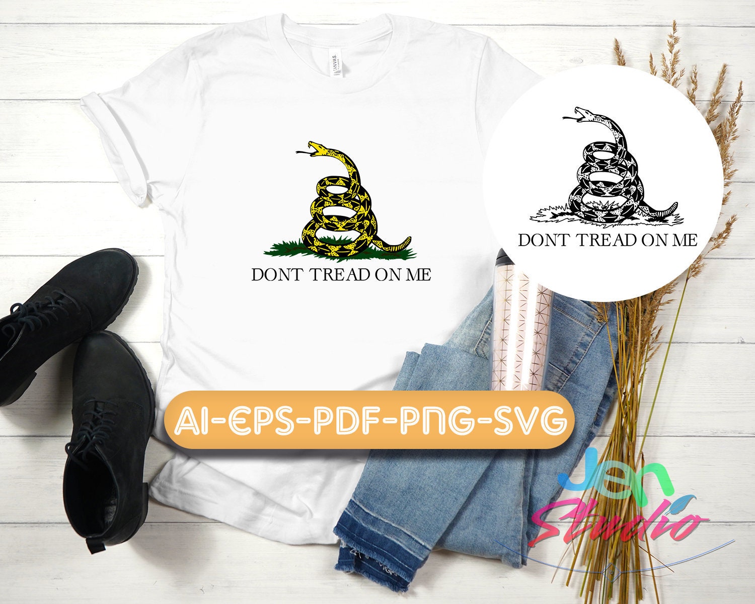 Dont Tread on me svg Snake svg American Revolution | Etsy