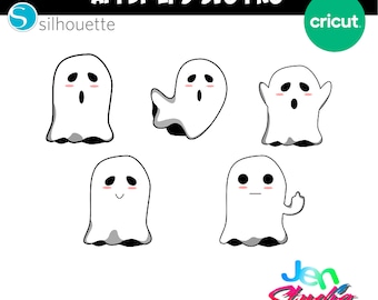 ghost bundle svg, Halloween svg, boo svg, Thanksgiving svg, bootiful svg, ghost white, ghost png, pdf, ai, eps, cricut, Silhouette cut file