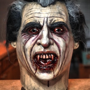 scary Dracula classic vampire realistic mask wearable