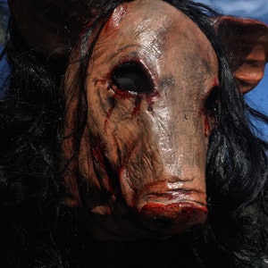 Pig saw mask - Etsy 日本