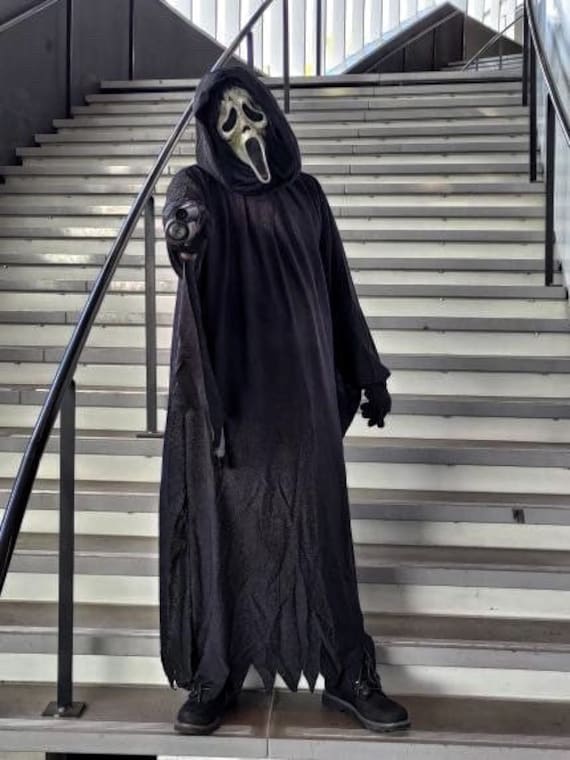 Scream 6 Full Costume, Ghostface Mask, Aged Billy Mask, Scream