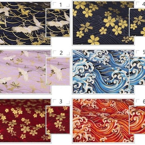 Japanese Fabric, Pure Cotton, Sewing Fabric, By the Half Yard image 3