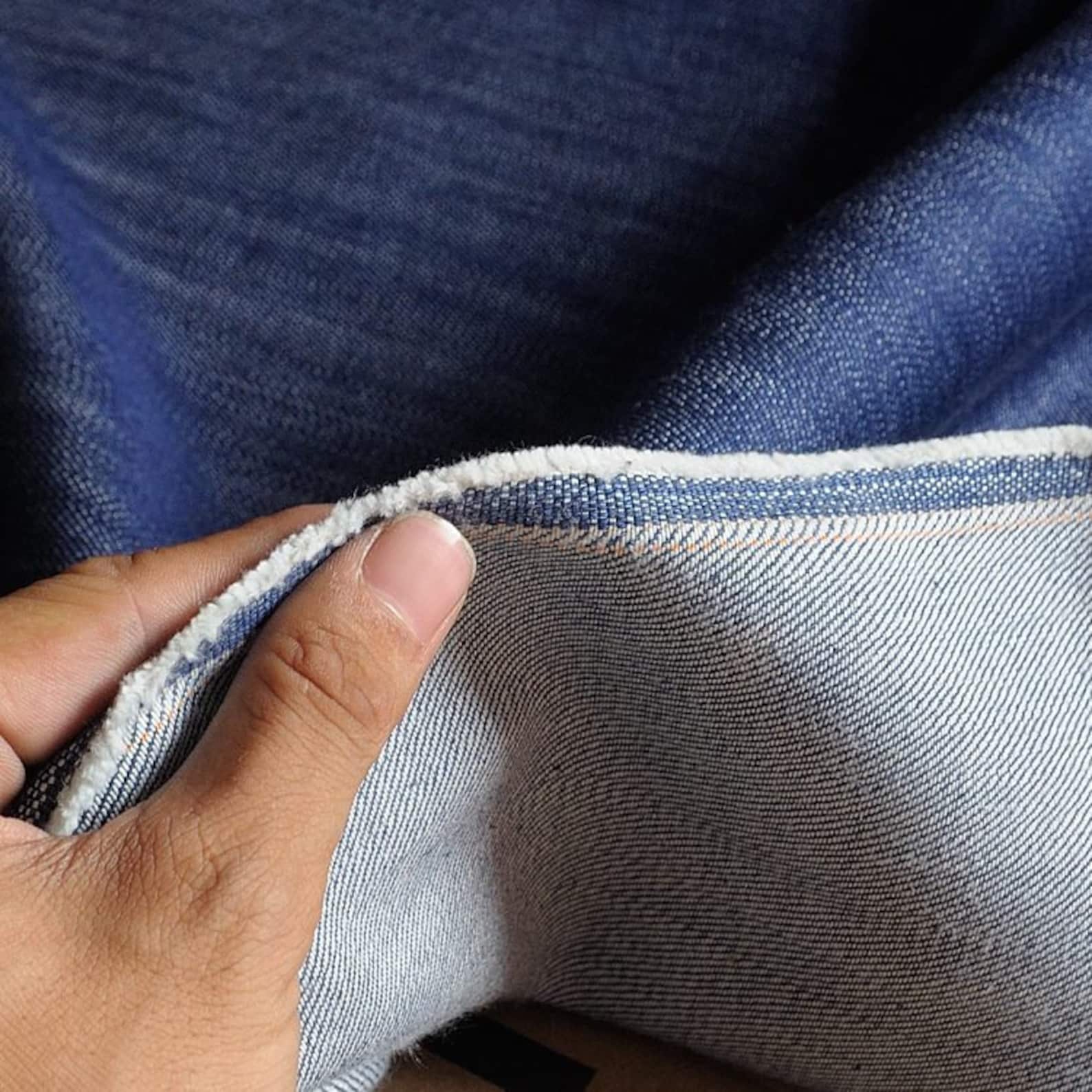 Pure Cotton Denim Fabric High Quality Denim Soft Loose Denim | Etsy